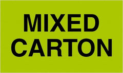 Tape Logic - 5" Long, Fluorescent Green Paper Shipping Label - For Multi-Use - Exact Tooling