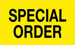 Tape Logic - 5" Long, Fluorescent Yellow Paper Shipping Label - For Multi-Use - Exact Tooling