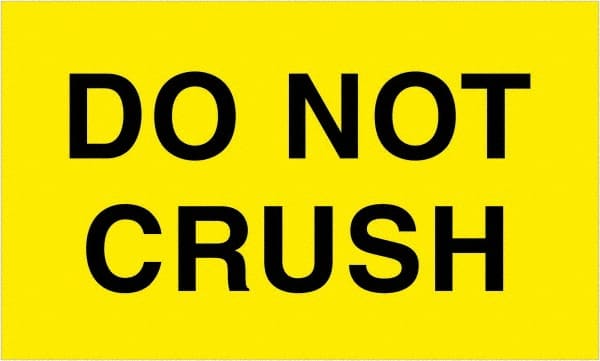 Tape Logic - 5" Long, Fluorescent Yellow Paper Shipping Label - For Multi-Use - Exact Tooling