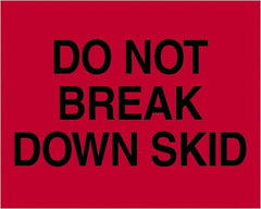 Tape Logic - 10" Long, Fluorescent Red Paper Shipping Label - For Multi-Use - Exact Tooling