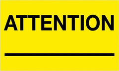 Tape Logic - 5" Long, Fluorescent Yellow Paper Shipping Label - For Multi-Use - Exact Tooling