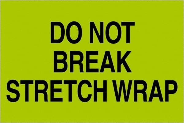 Tape Logic - 3" Long, Fluorescent Green Paper Shipping Label - For Multi-Use - Exact Tooling