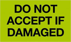 Tape Logic - 5" Long, Fluorescent Green Paper Shipping Label - For Multi-Use - Exact Tooling