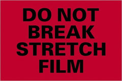 Tape Logic - 6" Long, Fluorescent Red Paper Shipping Label - For Multi-Use - Exact Tooling