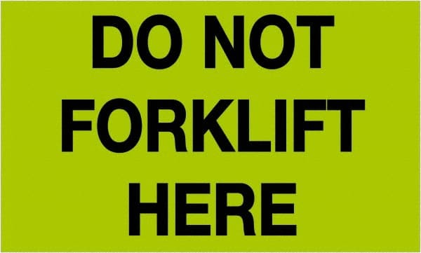 Tape Logic - 5" Long, Fluorescent Green Paper Shipping Label - For Multi-Use - Exact Tooling