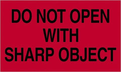 Tape Logic - 5" Long, Fluorescent Red Paper Shipping Label - For Multi-Use - Exact Tooling