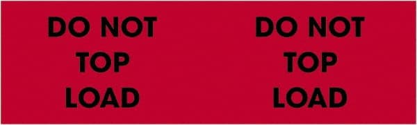 Tape Logic - 10" Long, Fluorescent Red Paper Shipping Label - For Multi-Use - Exact Tooling