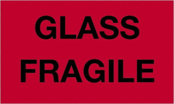 Tape Logic - 5" Long, Fluorescent Red Paper Shipping Label - For Multi-Use - Exact Tooling