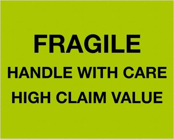 Tape Logic - 10" Long, Fluorescent Green Paper Shipping Label - For Multi-Use - Exact Tooling