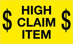 Tape Logic - 5" Long, Fluorescent Yellow Paper Shipping Label - For Multi-Use - Exact Tooling