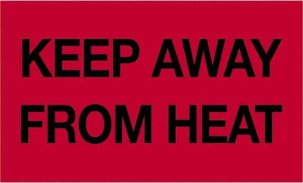 Tape Logic - 5" Long, Fluorescent Red Paper Shipping Label - For Multi-Use - Exact Tooling