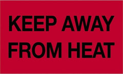 Tape Logic - 5" Long, Fluorescent Red Paper Shipping Label - For Multi-Use - Exact Tooling