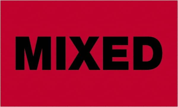 Tape Logic - 5" Long, Fluorescent Red Paper Shipping Label - For Multi-Use - Exact Tooling