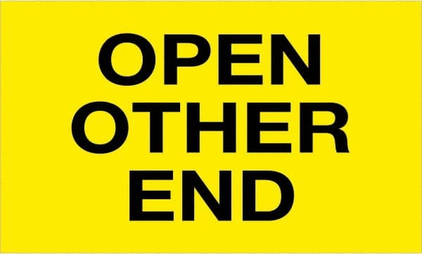 Tape Logic - 5" Long, Fluorescent Yellow Paper Shipping Label - For Multi-Use - Exact Tooling