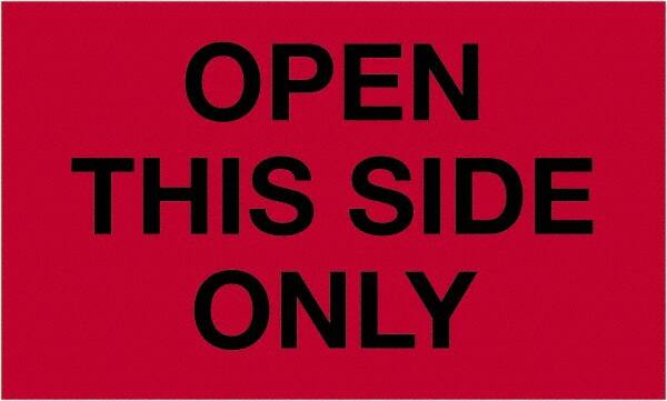 Tape Logic - 5" Long, Fluorescent Red Paper Shipping Label - For Multi-Use - Exact Tooling