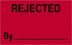 Tape Logic - 2" Long, Fluorescent Red Paper Shipping Label - For Multi-Use - Exact Tooling