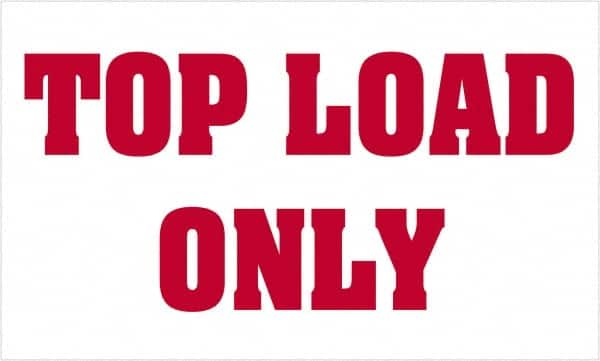 Tape Logic - 5" Long, Red/White Paper Shipping Label - For Multi-Use - Exact Tooling