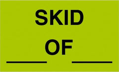 Tape Logic - 5" Long, Fluorescent Green Paper Shipping Label - For Multi-Use - Exact Tooling