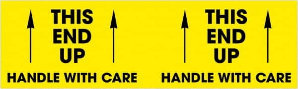 Tape Logic - 10" Long, Fluorescent Yellow Paper Shipping Label - For Multi-Use - Exact Tooling