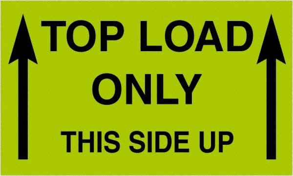 Tape Logic - 5" Long, Fluorescent Green Paper Shipping Label - For Multi-Use - Exact Tooling