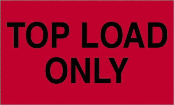 Tape Logic - 5" Long, Fluorescent Red Paper Shipping Label - For Multi-Use - Exact Tooling