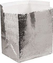 Made in USA - 12" Long x 10" Wide x 9" High x 3/16" Thick Box Liner - Silver, Case - Exact Tooling