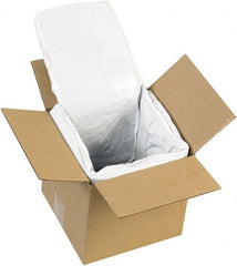 Made in USA - 6" Long x 6" Wide x 6" High x 1" Thick Box Liner - White, Case - Exact Tooling