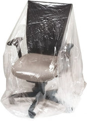 Made in USA - 17" Long x 28" Wide x 110" High Polyethylene Plastic Film - Clear, Roll - Exact Tooling