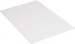 Made in USA - 36" Long x 24" Wide Plastic Sheet - White - Exact Tooling