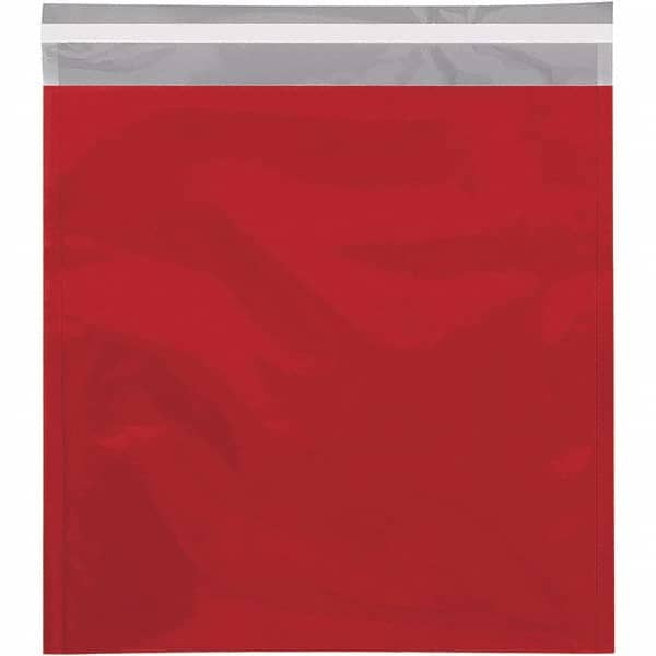 Value Collection - 13" Long x 10-3/4" Wide Peel-Off Self-Seal Metallic Mailer - Red - Exact Tooling