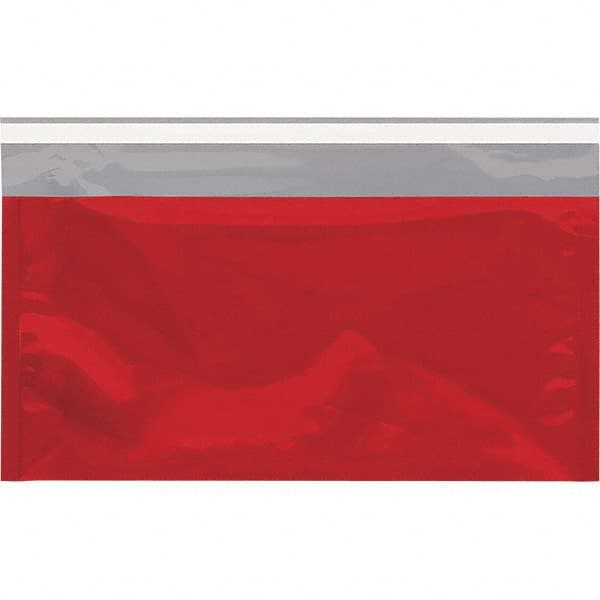 Value Collection - 10-1/4" Long x 6-1/4" Wide Peel-Off Self-Seal Metallic Mailer - Red - Exact Tooling