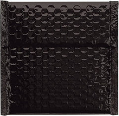 Made in USA - 6-3/4" Long x 7" Wide Peel-Off Self-Seal Bubble Mailer - Black - Exact Tooling