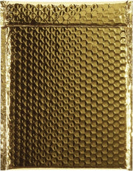 Made in USA - 11-1/2" Long x 9" Wide Peel-Off Self-Seal Bubble Mailer - Gold - Exact Tooling