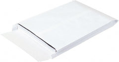 Made in USA - 13" Long x 10" Wide Peel-Off Self-Seal Expandable Envelope - White - Exact Tooling