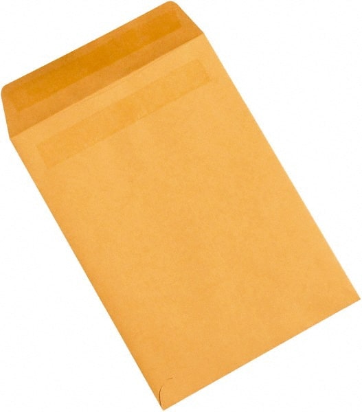 Made in USA - 10-1/2" Long x 7-1/2" Wide Self Seal Natural Kraft Envelope - Kraft - Exact Tooling