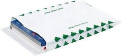 Dupont - 13" Long x 10" Wide Peel-Off Self-Seal Tyvek Expansion Envelope - White/Green - Exact Tooling