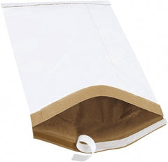Made in USA - 16" Long x 10-1/2" Wide Peel-Off Self-Seal Padded Mailer - White - Exact Tooling