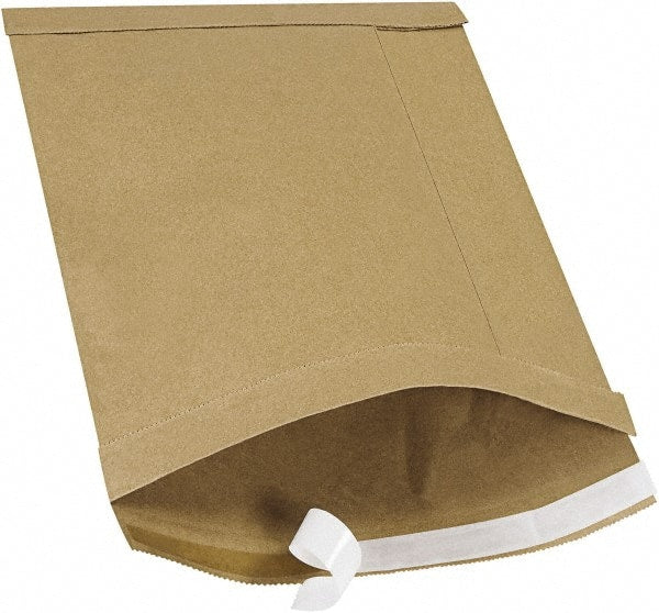 Made in USA - 14-1/2" Long x 9-1/2" Wide Peel-Off Self-Seal Padded Mailer - Kraft - Exact Tooling