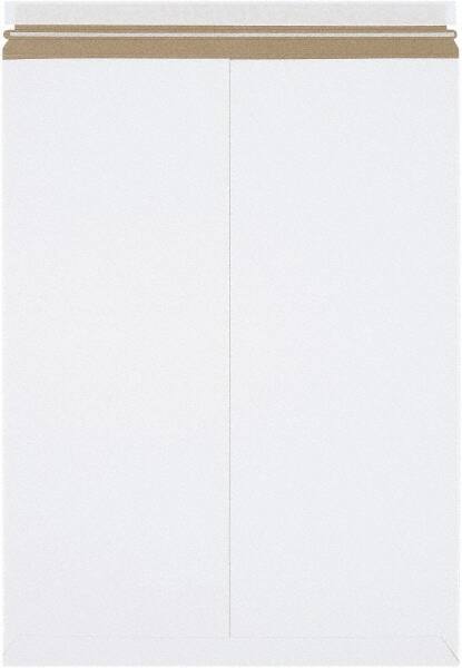 Made in USA - 24" Long x 18" Wide Peel-Off Self-Seal Flat Mailer - White - Exact Tooling