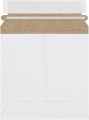 Made in USA - 6" Long x 6" Wide Peel-Off Self-Seal Flat Mailer - White - Exact Tooling