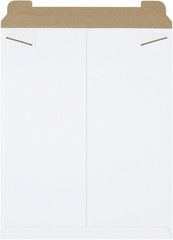 Made in USA - 21" Long x 17" Wide Regular Flat Mailer - White - Exact Tooling