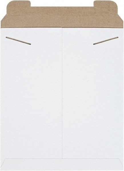 Made in USA - 15" Long x 12-3/4" Wide Regular Flat Mailer - White - Exact Tooling