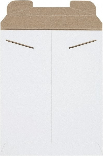 Made in USA - 12-1/4" Long x 9-3/4" Wide Regular Flat Mailer - White - Exact Tooling