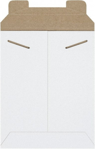 Made in USA - 9" Long x 7" Wide Regular Flat Mailer - White - Exact Tooling