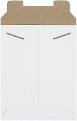 Made in USA - 9" Long x 7" Wide Regular Flat Mailer - White - Exact Tooling