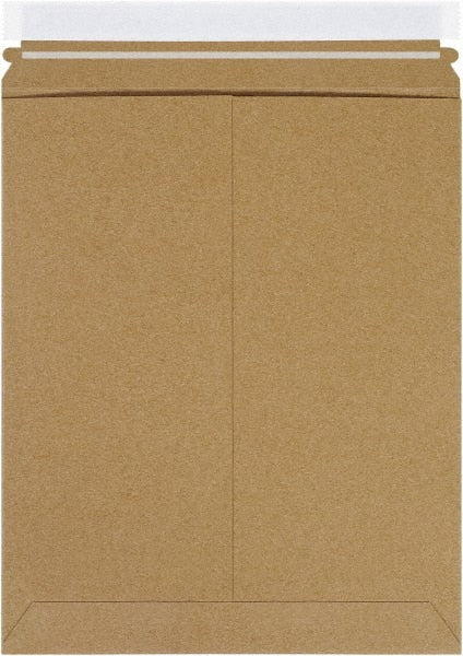 Made in USA - 13-1/2" Long x 11" Wide Peel-Off Self-Seal Flat Mailer - Kraft - Exact Tooling