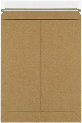 Made in USA - 11-1/2" Long x 9" Wide Peel-Off Self-Seal Flat Mailer - Kraft - Exact Tooling