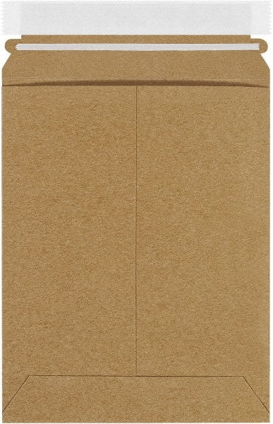 Made in USA - 9" Long x 7" Wide Peel-Off Self-Seal Flat Mailer - Kraft - Exact Tooling