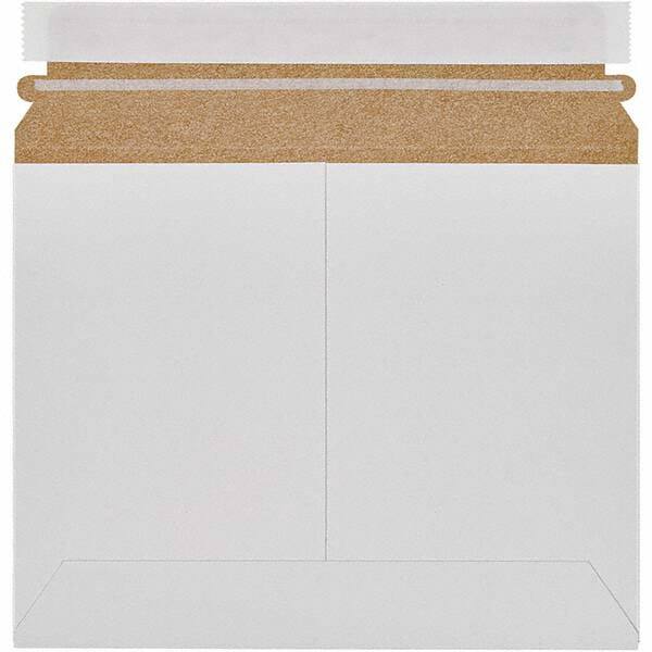 Made in USA - 7" Long x 9" Wide Peel-Off Self-Seal Flat Mailer - White - Exact Tooling