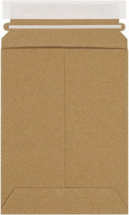 Made in USA - 8" Long x 6" Wide Peel-Off Self-Seal Flat Mailer - Kraft - Exact Tooling